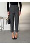 Women's Cashmere Fabric Plazzo High-Waisted Trousers - 2