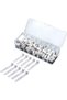 Charging Cable Management Box, Includes 10 Reusable Cable Ties, Transparent Plastic Cable Organizer,