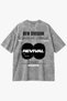 New Division Printed Washable White Oversize Unisex Tshirt