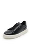 Genuine Leather Sneakers for Men: Everyday, Comfortable, Casual Black/White Shoes - 2