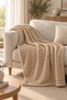 Nature - Welsoft Plush Striped Tv Blanket 100X175Cm - 2