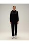 6Wf2004-Bk Women's Hooded Sweatshirt, Black. - 6
