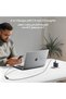 كابل USB C إلى USB C 2 في 1، بقوة قصوى 140 واط (عبوة واحدة، 1.2 متر، أسود) - 6