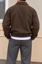 Men's Oversize Double-Way Zipper 100% Cotton Jacket – Comfortable Fit, Elastic, Daily and Casual Style - 4