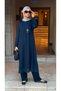Seasonal Crystal Knitted Fabric and Chiffon Detailed Yüsra Set - 5