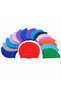 Delux Series Silicone Swimming Cap Solid Colors (600) Headgear Accessory Exercise - 2