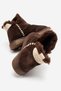 Genuine Leather Fur Detailed Women's Boots Brown Suede Solveig - 4