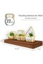 16 Inch Floating Shelves for Wall (5 Pack, Walnut) - 3