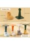4 Pack Silicone Self-Adhesive Door Stoppers, Cute Boot Shape, No Drill - 2