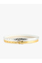 Set of 2 Shiny Belts with Metal Buckle