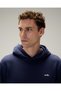 6Wm2005-Nv Men's Hooded Sweatshirt, Navy Blue. - 8