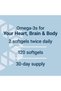 Super Omega-3 Plus EPA/DHA Fish Oil, Sesame Lignans, Olive Extract, Krill & Astaxanthin - Heart, Brain & Joint Health Support - Gluten-Free, Non-GMO - 120 Softgels - 5
