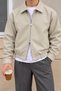 Men's Oversize Double-Way Zipper 100% Cotton Jacket – Comfortable Fit, Elastic, Daily and Casual Style - 2