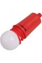 مصباح LED أحمر معلق مع سلك سحب بطول 1 متر - 3