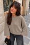 Women's Bat Sleeve Cutout Knitwear Sweater - 4