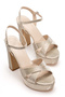 Thick Heeled Evening Dress Sandals
