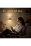 إضاءة ليلية LED، أضواء ليلية قابلة للتعتيم توصل إلى الحائط، قطعتان من الإضاءة الليلية الأكريليكية مع إمكانية ضبط الإضاءة من 0 إلى 100 لومن - 4
