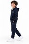 Game Written Navy Blue Zippered Children's Tracksuit Set Age 12 - 2