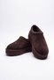 Women's Thick Heeled Furry Short Ankle Boots Ug03Nav - 5