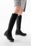 Women's Daily Casual Back Stretch Suede Zippered Comfort Boots