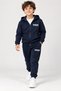 Break Written Navy Blue Zippered Children's Tracksuit Set Age 7 - 3