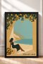 Rilassati E Basta Written Beachside Woman Framed Painting Italy Poster Wall Decor Itn029 - 3