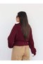 Layered Collar Zippered Knitwear Cardigan - 4