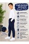 2-Piece Winter Fleece-Lined 3-Thread Pocketed Boys' and Girls' Sweatpants with Fleece Inside - Advantageous Package - 2