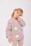 Flowers Embroidered Knitwear Set - 4