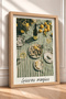 Giorno Magico Written Oyster Table Framed Painting Italy Poster Wall Decor Itn041 - 2