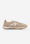 Women's Lace-Up Suede & Drawstring Detailed Sneaker Sameri Beige Suede - 3