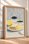 Caviar Boxes with Caviar Written and Bread Frameed Table Italy Poster Wall Decor Itn060 - 2
