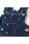 Baby Girl Children's Jeans Embroidered Salopet + Diaper Bag - 2