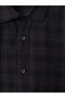 Peak New Season Navy Blue Regular Fit Plaid Gabardine Men's Shirt - 4