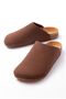 Men's Laceless Genuine Leather Suede Sole Tight Slippers - 4