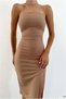 Women's Fabric Stylish Crepe Dress - 3