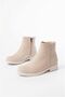 Women's Balanced Durable Winter Suede Zippered Comfort Boots - 5