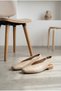 Women's Genuine Leather V-Neck Slingback Flat Sole Casual Shoes - 3