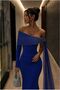 Scuba Evening Dress Degaje Fabric Collar Stretchy Dress - 5