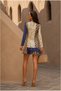 Bicycle Long Flounce Sleeve Mini Collar Dress - 3