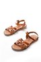 Women's Genuine Light Leather Sole Orthopedic Sandals - 5