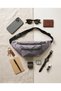 Lila Unisex Crisscross Straps Crossbody Bag for Everyday Use with Zipper, 30x13 cm CANEDR08 - 5