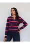 Striped knit cardigan - 2