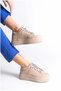 Women's Orthopedic Stone Sole Lace-Up Sports Shoes - 2