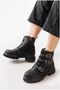 Women's Accessory Buckle Balanced City Zipper Boots - 2