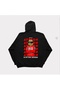 Ayrton Senna Red Repeat Printed Unisex Hooded Sweatshirt