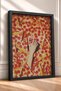 Laughing Woman between Pizza Slices Framed Painting Italy Poster Living Room Kitchen Wall Decor Itn040 - 2