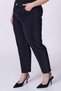 Stone-Embellished High Waist Mom Fit Jeans