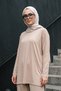 Long Sleeve Bamboo Blouse 162 Beige