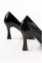 Women's Stiletto Balanced Patent Leather Form Heeled Shoes - 4